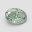 2.01 Ct. Fancy Vivid Green Oval Lab Grown Diamond