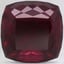 11.3mm Red Cushion Rhodolite Garnet