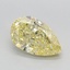 1.43 Ct. Fancy Intense Yellow Pear Lab Grown Diamond