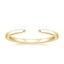 18K Yellow Gold Liv 1.4mm Open Ring, smalltop view
