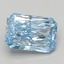 3.09 Ct. Fancy Vivid Blue Radiant Lab Grown Diamond