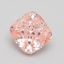 2.30 Ct. Fancy Intense Pink Cushion Lab Grown Diamond