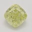 0.93 Ct. Fancy Yellow Cushion Diamond