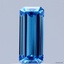 0.70 Ct. Fancy Vivid  Blue Emerald Lab Grown Diamond