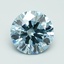 10.04 Ct. Fancy Vivid Blue Round Lab Grown Diamond
