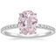 Platinum Ballad Three-Quarter Coverage Diamond Ring (1/4 ct. tw.), smalltop view