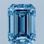 2.02 Ct. Fancy Vivid Blue Emerald Lab Grown Diamond