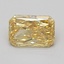 1.00 Ct. Fancy Vivid Yellow Radiant Lab Grown Diamond