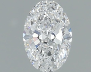 Oval diamond — real photo