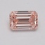 0.51 Ct. Fancy Intense Pink Emerald Lab Grown Diamond