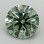 2.81 Ct. Fancy Vivid Green Round Lab Grown Diamond
