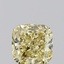 0.70 Ct. Fancy Yellow Cushion Lab Grown Diamond