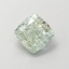 0.82 Ct. Fancy Yellowish Green Cushion Lab Grown Diamond
