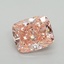 3.08 Ct. Fancy Vivid Pink Cushion Lab Grown Diamond