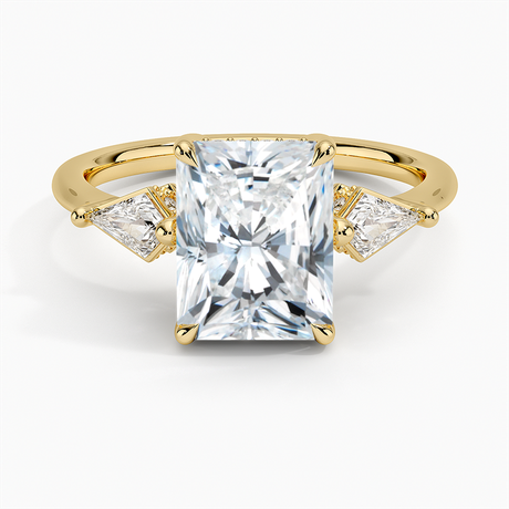 18K Yellow Gold Luxe Cometa Hidden Accent Diamond Ring