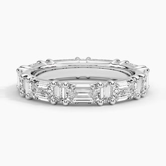 Frances Eternity Lab Diamond Ring in Platinum