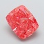 5.06 Ct. Fancy Vivid Pink Cushion Lab Grown Diamond