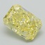 1.58 Ct. Fancy Intense Yellow Radiant Lab Grown Diamond
