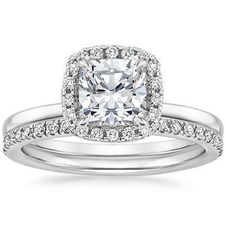 18K White Gold Vienna Diamond Bridal Set (1/2 ct. tw.)