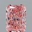 1.48 Ct. Fancy Vivid Pink Radiant Lab Grown Diamond