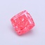 1.09 Ct. Fancy Vivid  Pink Cushion Lab Grown Diamond