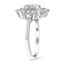 The Rhymes Ring, smalltop view on a hand