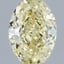 1.07 Ct. Fancy Yellow Oval Lab Grown Diamond