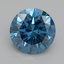 2.30 Ct. Fancy Vivid Blue Round Lab Grown Diamond