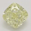 1.07 Ct. Fancy Light Yellow Cushion Diamond