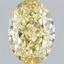 1.56 Ct. Fancy Intense Yellow Oval Lab Grown Diamond