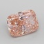 3.00 Ct. Fancy Vivid  Pink Cushion Lab Grown Diamond