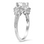 The Becky Ring, smalltop view on a hand
