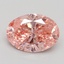 1.59 Ct. Fancy Vivid Pink Oval Lab Grown Diamond
