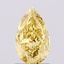 1.06 Ct. Fancy Vivid Yellow Pear Lab Grown Diamond