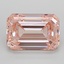 4.02 Ct. Fancy Intense  Pink Emerald Lab Grown Diamond