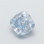 1.03 Ct. Fancy Intense  Blue Cushion Lab Grown Diamond
