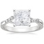 18K White Gold Chamise Diamond Ring (1/15 ct. tw.), smalltop view