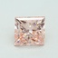 4.40 Ct. Fancy Vivid Pink Princess Lab Grown Diamond