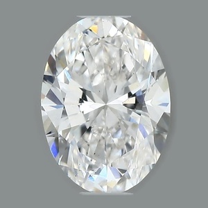 Oval diamond — real photo