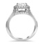 Surprise Basket Halo Diamond Ring, smallview
