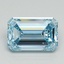2.21 Ct. Fancy Intense Blue Emerald Lab Grown Diamond