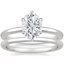 PT Moissanite Esme Bridal Set, smalltop view