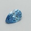 1.04 Ct. Fancy Vivid Blue Pear Lab Grown Diamond