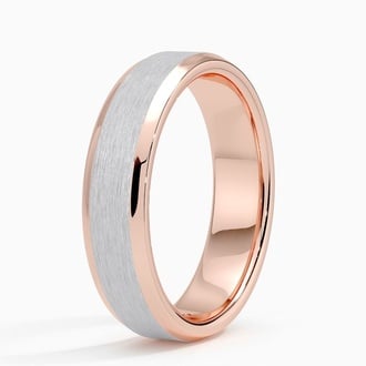 Emery 5.5mm Wedding Ring in 14K Rose Gold