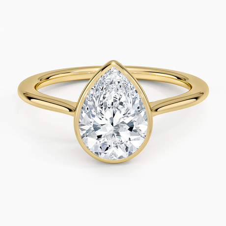 Petite Luna Bezel Ring - Brilliant Earth