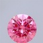 1.58 Ct. Fancy Vivid Pink Round Lab Grown Diamond