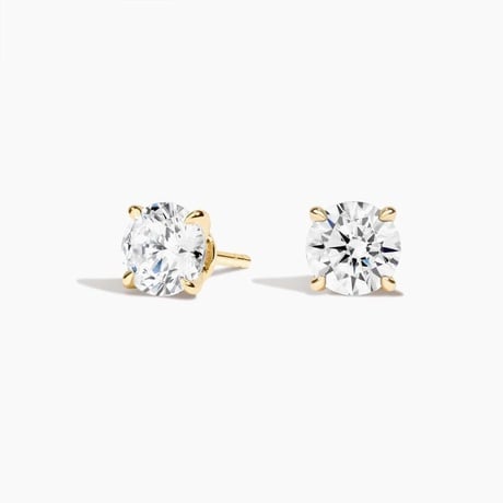 Claw Prong Certified Lab Diamond Stud Earrings (2 ct. tw.)
