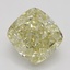 1.00 Ct. Fancy Light Brownish Yellow Cushion Diamond