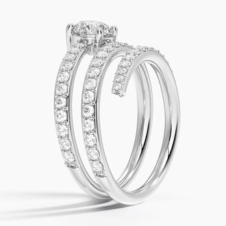 Sonya Round Lab Diamond Wrap Ring (1 1/2 ct. tw.)