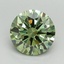 1.82 Ct. Fancy Vivid Green Round Lab Grown Diamond